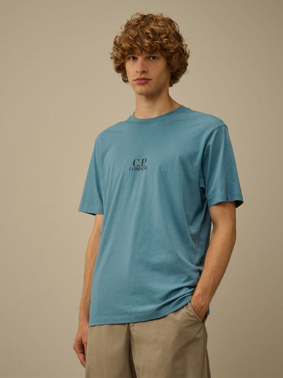 T-Shirts Short Sleeve In Jersey 30/1 Aegean Blue