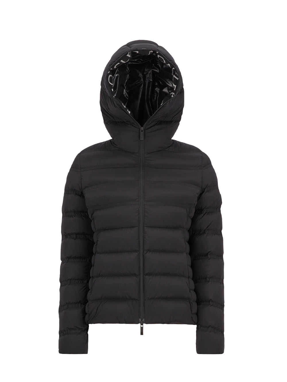 Alete Hooded Short Down Jacket Black