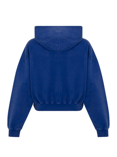 Hoodie with Bubble Logo (Washed Scuba Blue)
