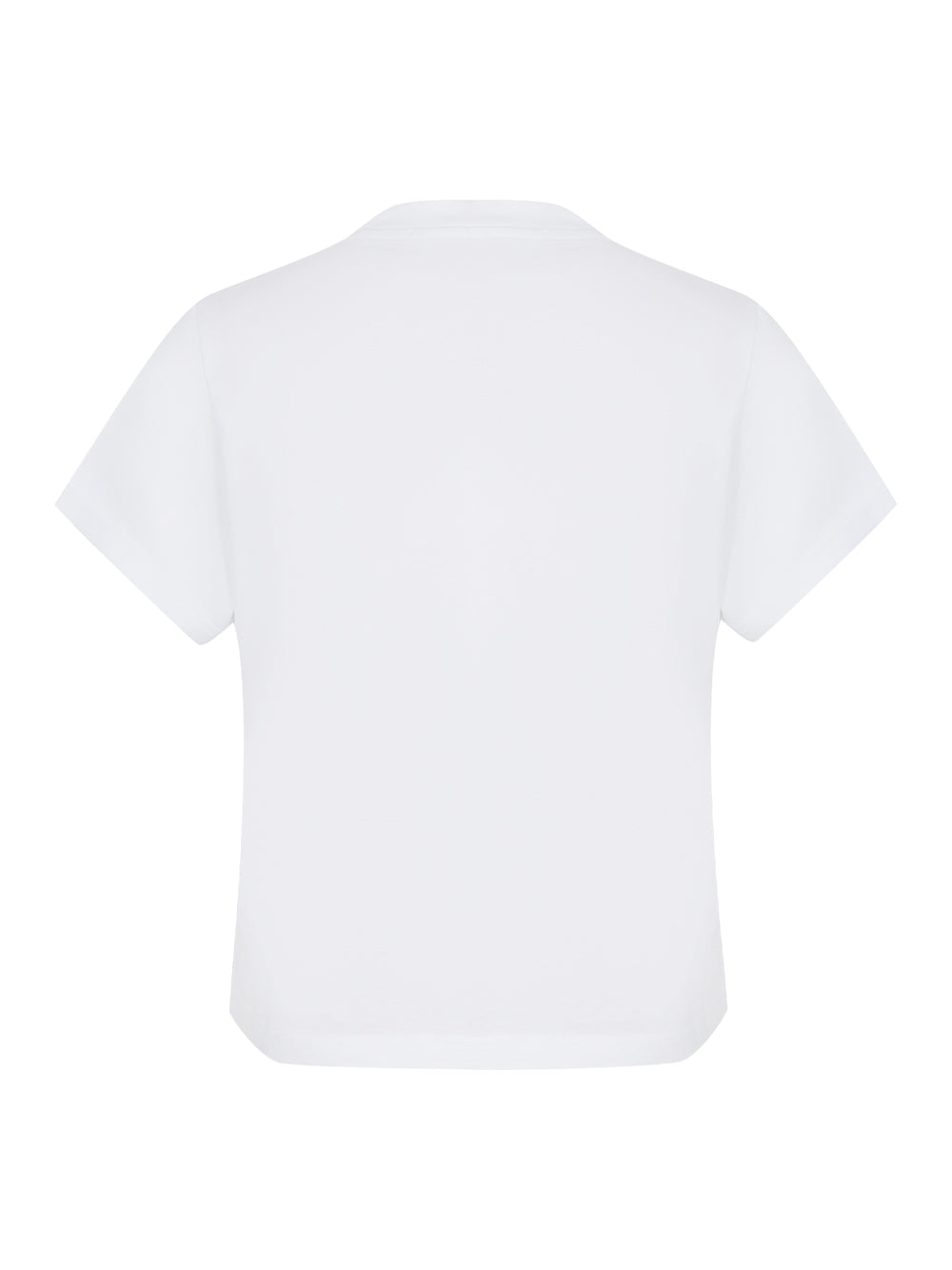 Cotton Shrunken Logo Tee (Vintage White)