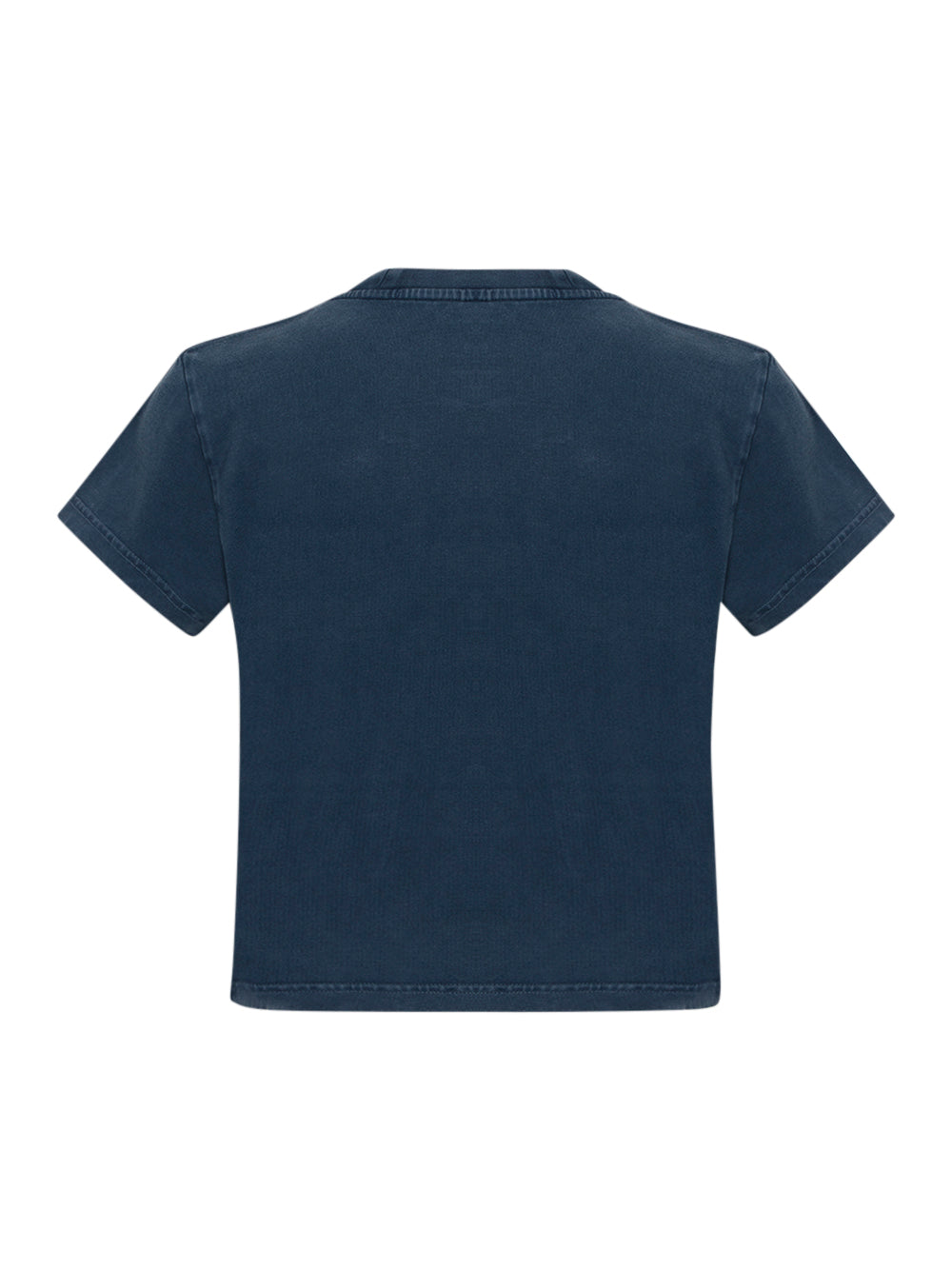 Shrunken Logo Tee (Washed Navy)