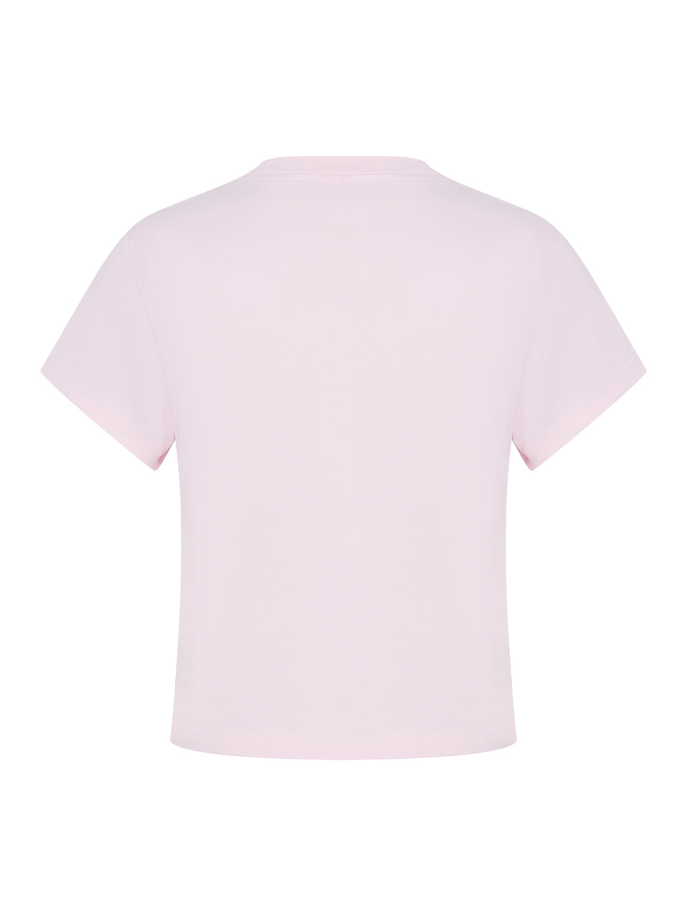 Cotton Shrunken Logo Tee (Light Pink)