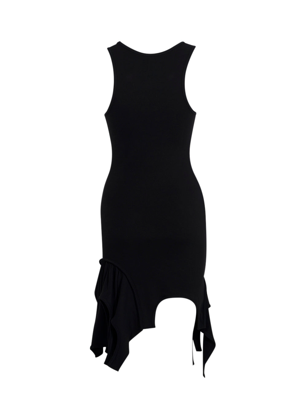 Deconstructed Mini Tank Dress (Black)