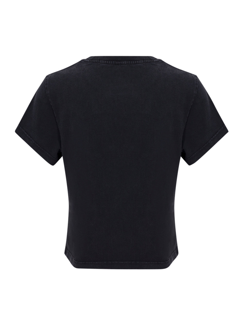 Crystal Hotfix Star Jersey Tee (Washed Black)