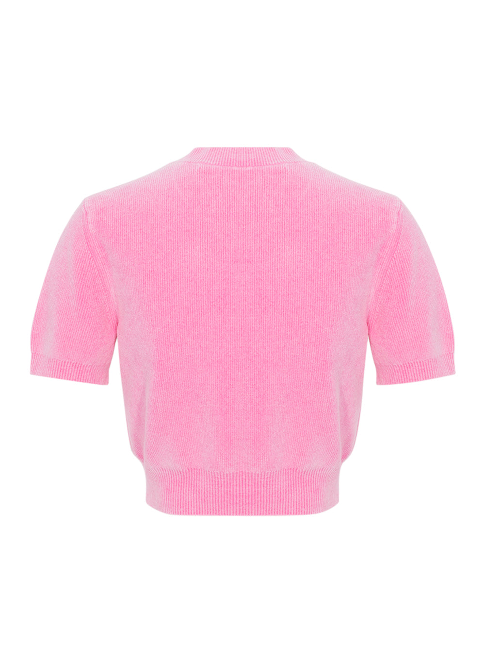 Ss Crewneck Tee W/ Embossed Logo Washed Lotus