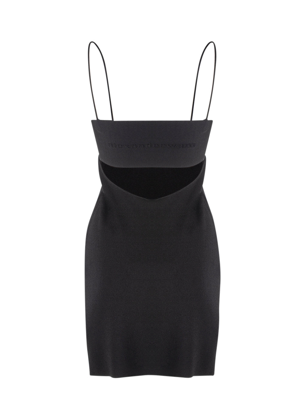 Logo Slip Dress (Black)