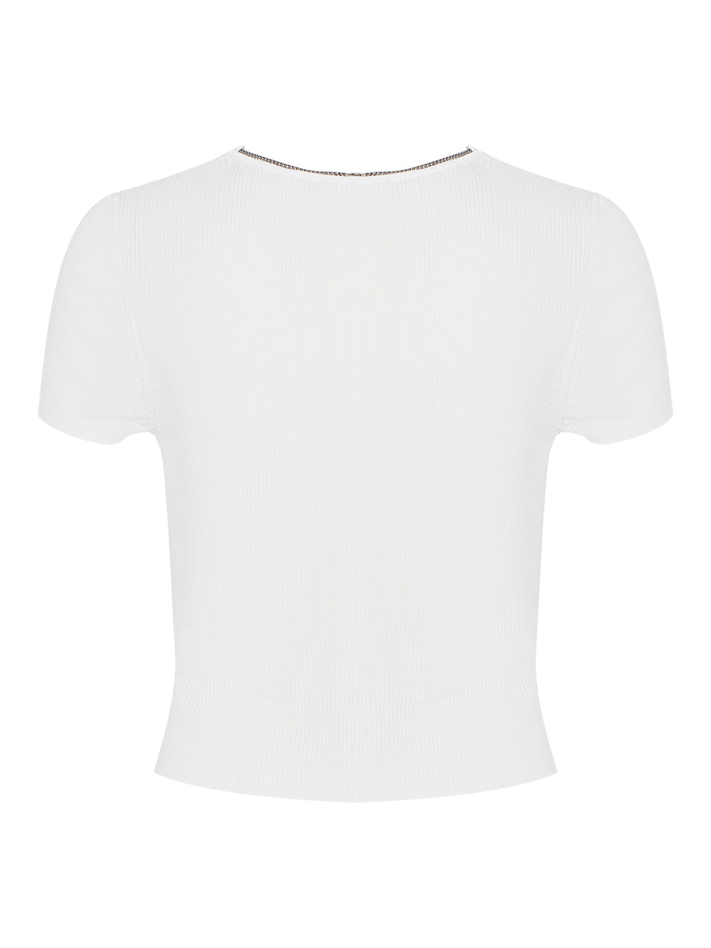 Women Logo Nameplate Pullover (White)