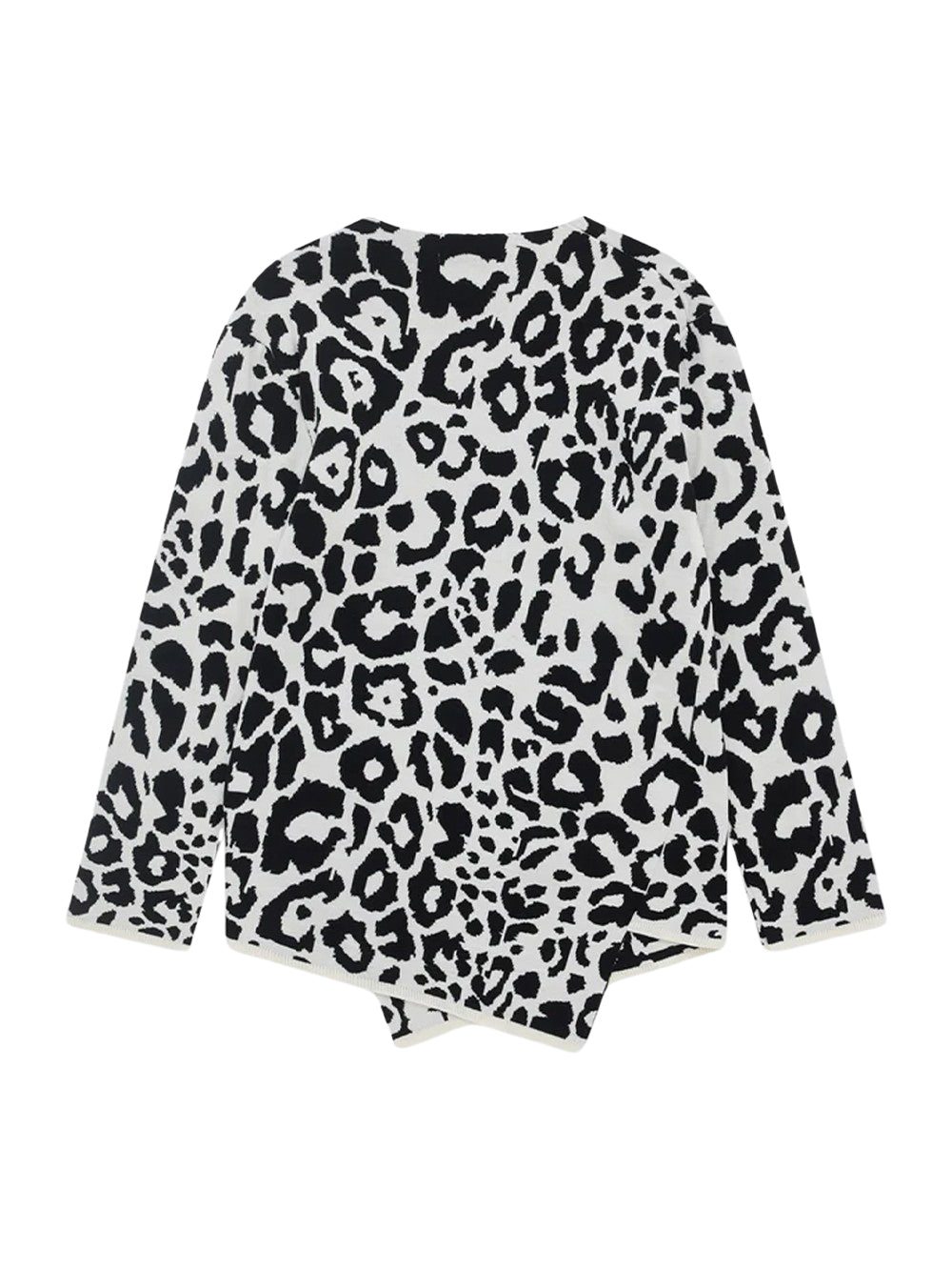 Asymmetric Sweater Black/White