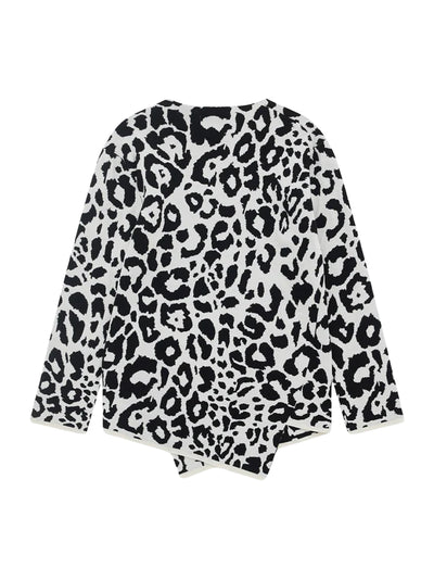 Asymmetric Sweater Black/White