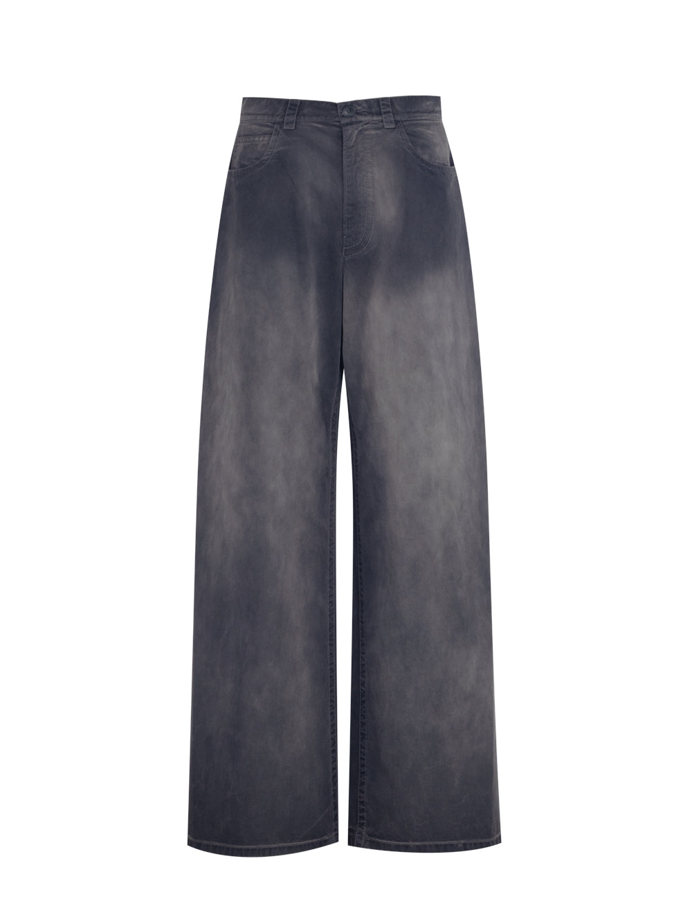 Five Pocket Pant Without Side Seam Washed Black Pearl