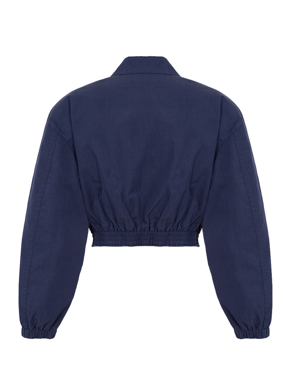 Harrington Jacket W/ Elasticated Hem Blue Ink