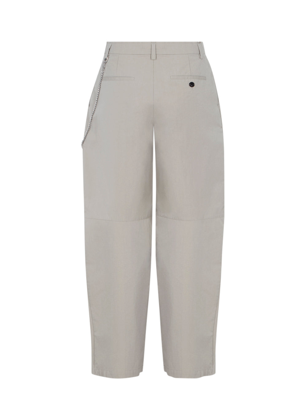Wool-Blend Mid-Rise Pants (Stone)