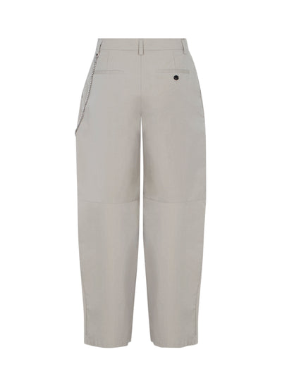 Wool-Blend Mid-Rise Pants (Stone)