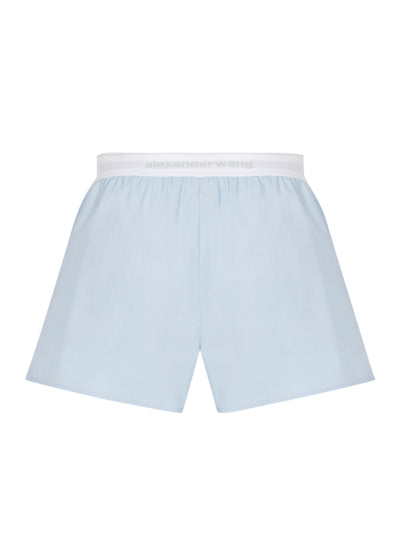 Organic Cotton Boxer Shorts (Oxford Blue)