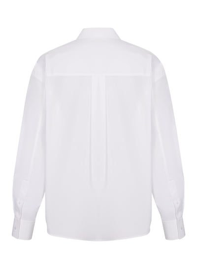Cotton Slashed Sleeve Shirt (Black)