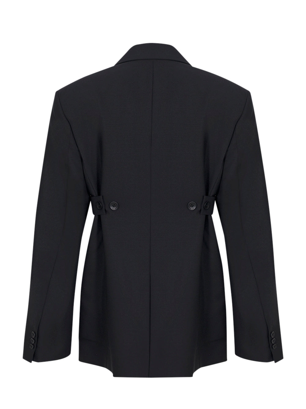 Wool Mohair Blazer (Black)