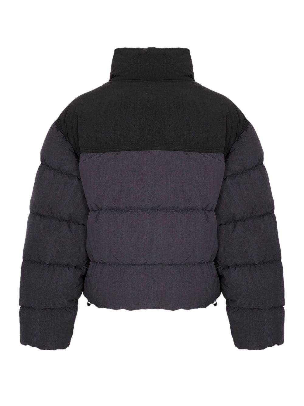 Matte Nylon Puffer Jacket (Washed Graphite)