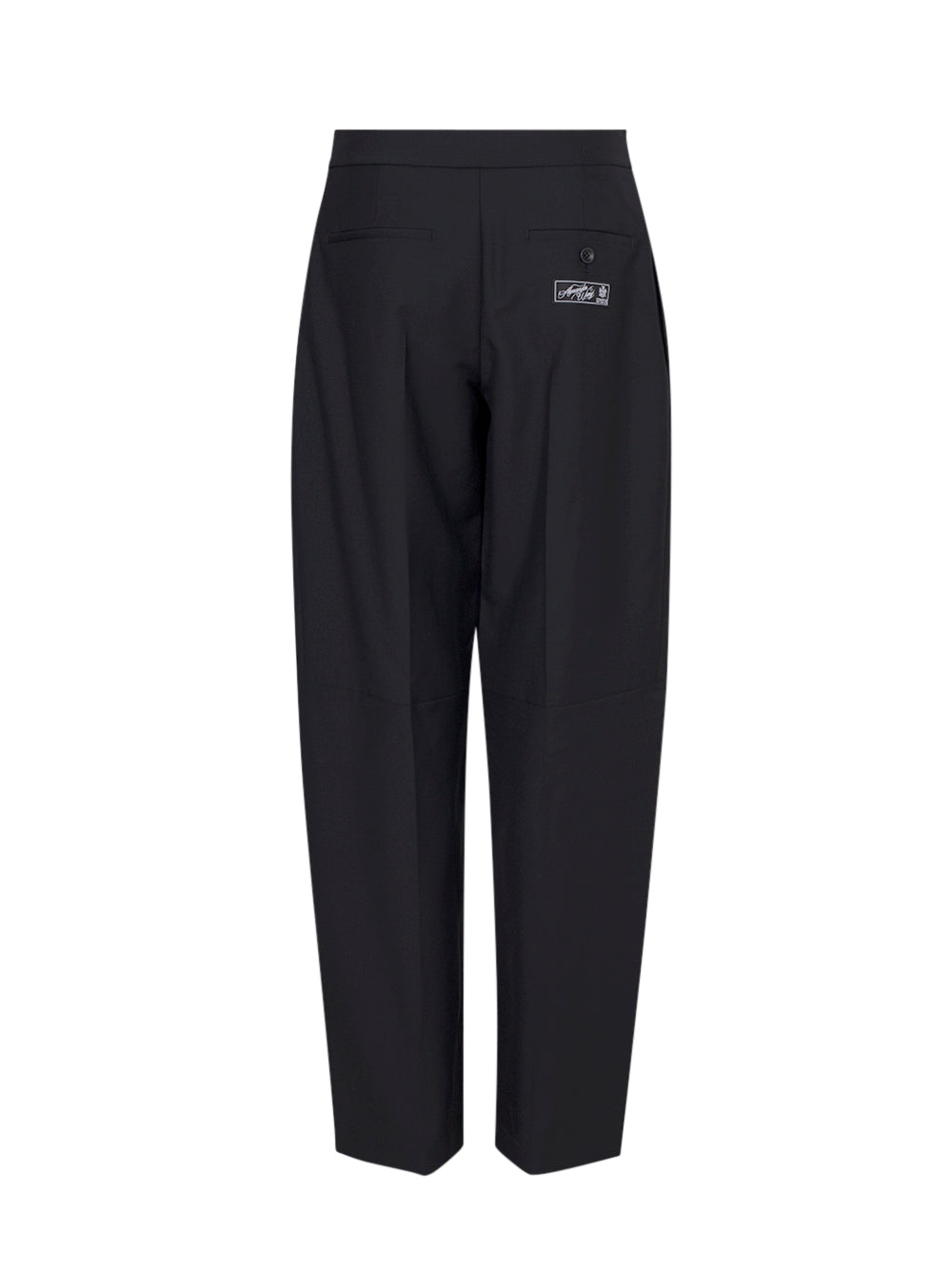 Wool Mohair Tailored Pant (Black)