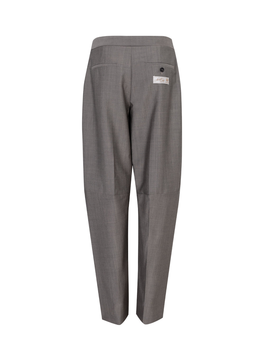 Wool Mohair Tailored Pant (Mink Melange)