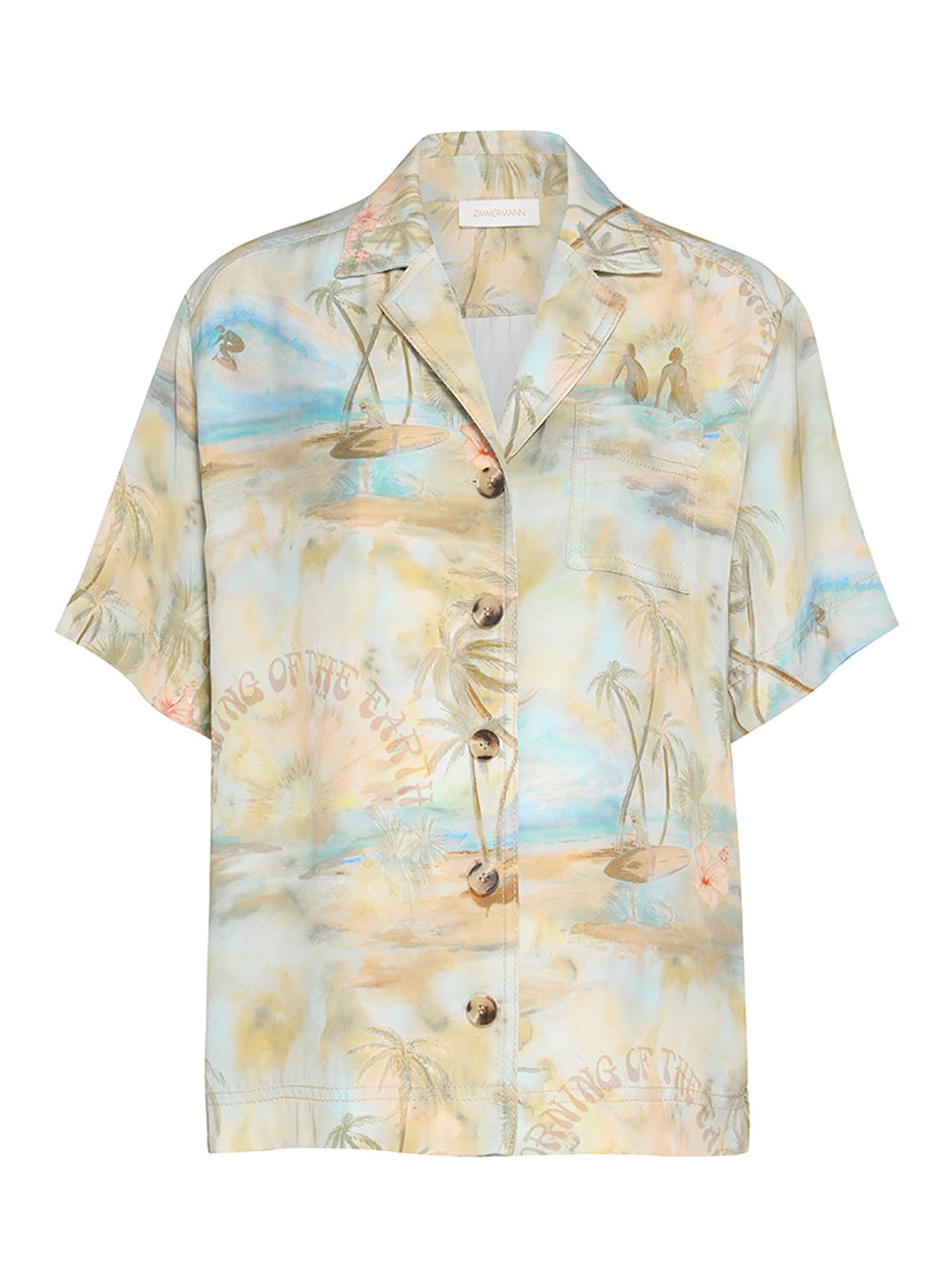 Illuminate Short Sleeved Shirt Blue Morning
