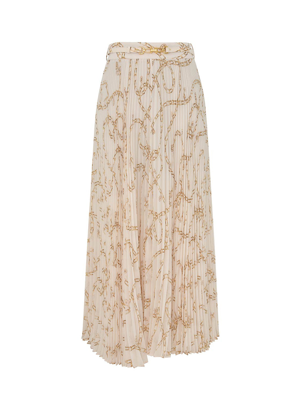Sunray Pleated Skirt Cream Charms
