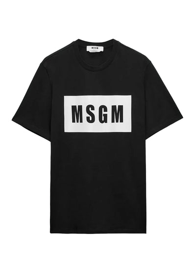 Cotton T-Shirt With Box Logo