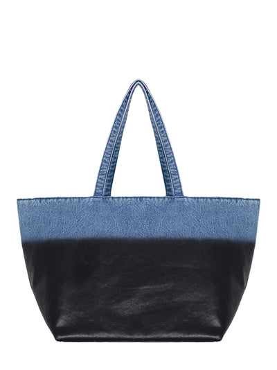 Punch Tote (Vintage Marbled Blue/Black)