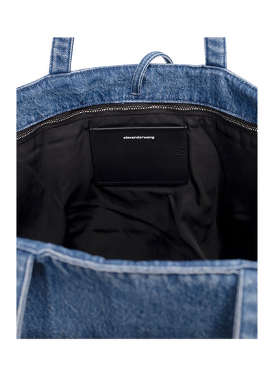 Punch Tote (Vintage Marbled Blue/Black)