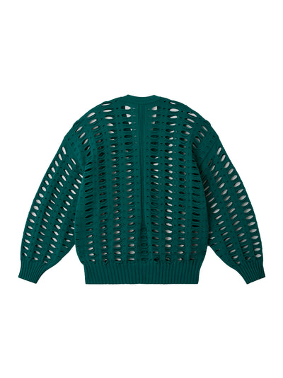 Façade Vents Cardigan Dark Green