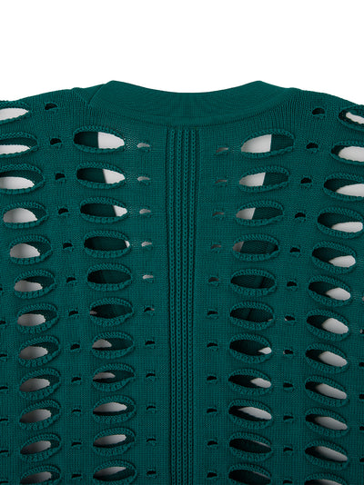 Façade Vents Cardigan Dark Green