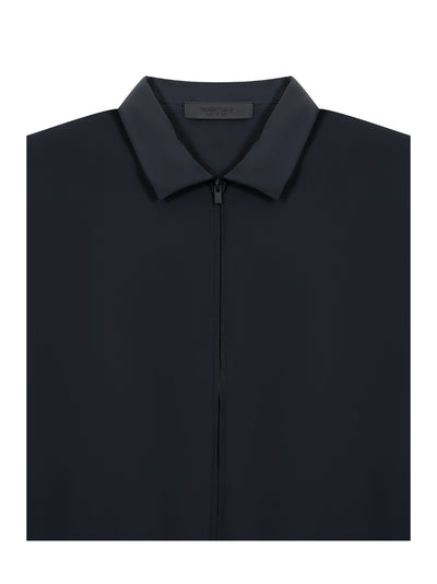Essentials Nylon Overshirt Black