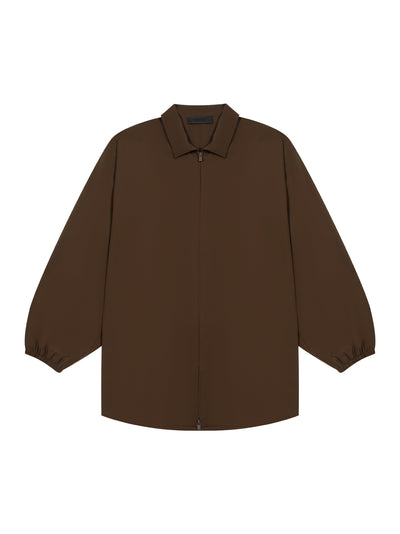 Essentials Nylon Overshirt Wood