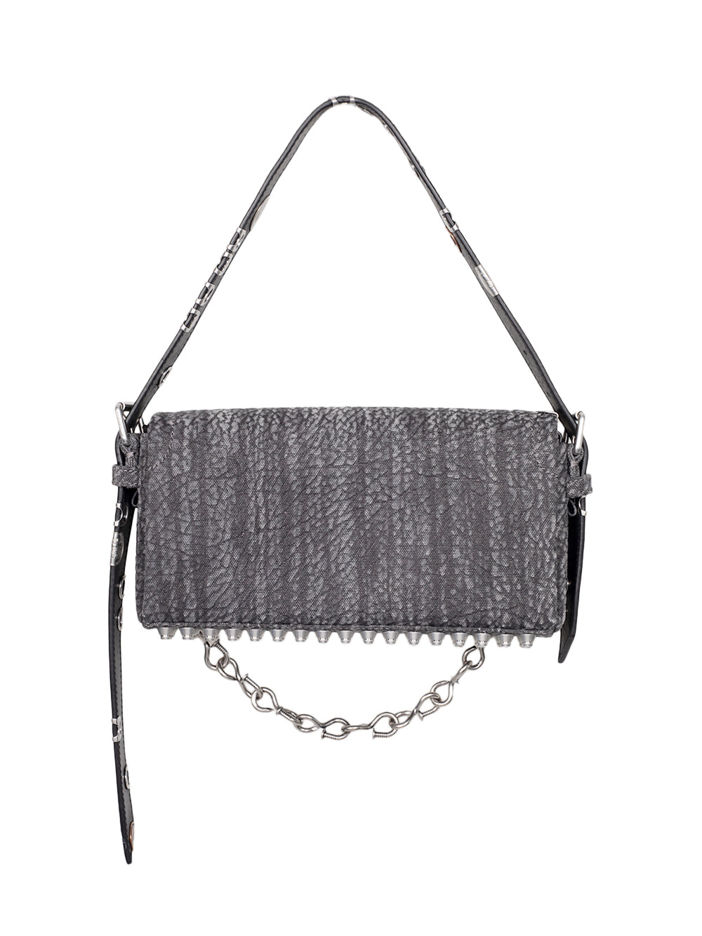 Ricco Rogue Small Flap Bag Washed Black Multi