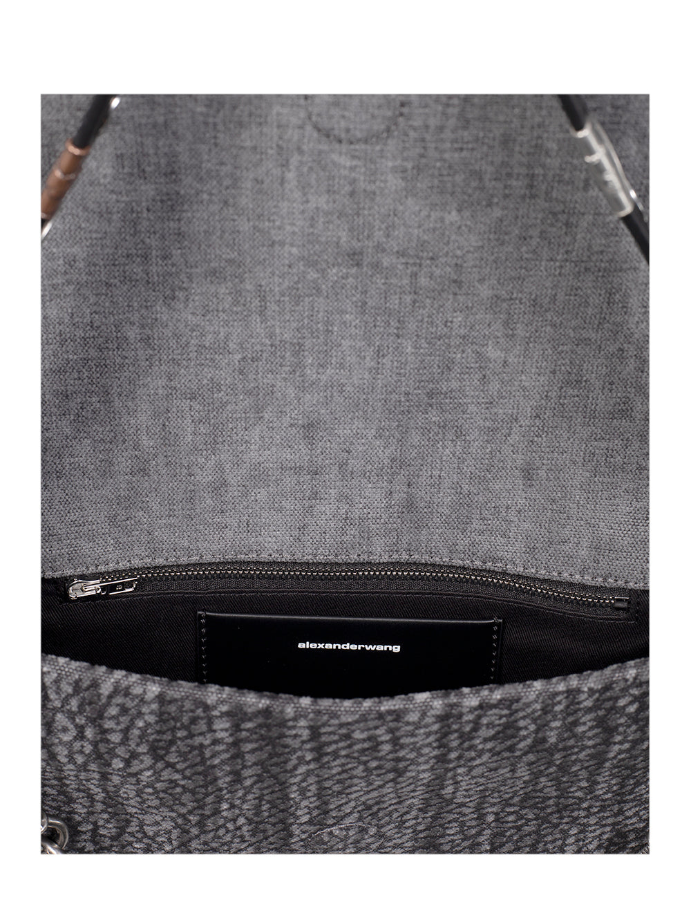 Ricco Rogue Small Flap Bag Washed Black Multi
