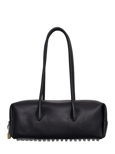 Roux Medium Shoulder Bag Black