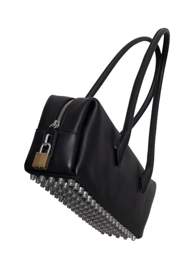 Roux Medium Shoulder Bag Black
