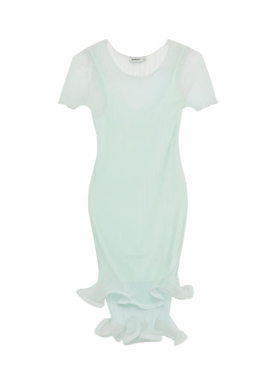 Jett Short Sleeve Mini Dress Seafoam
