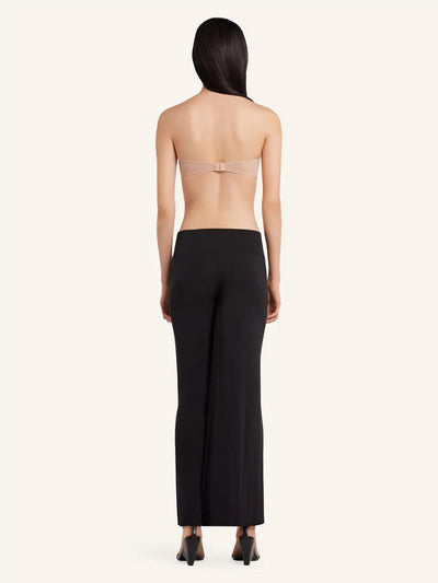 Infinity Pleats Jersey Pants Black