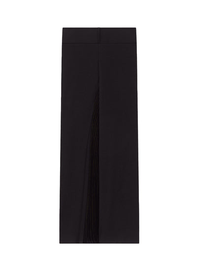 Infinity Pleats Jersey Pants Black