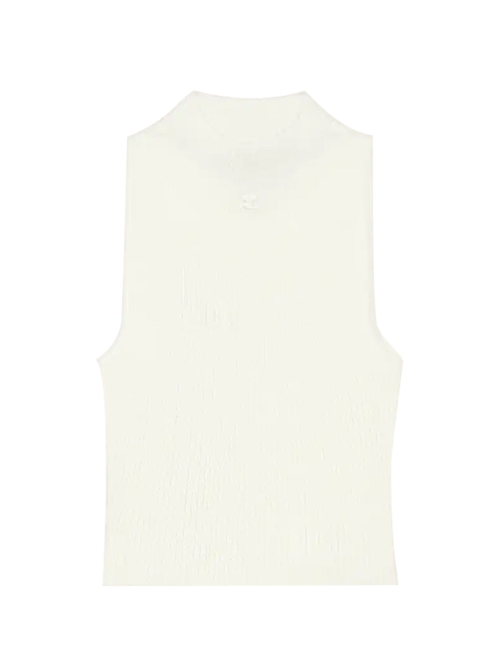 Mockneck Light Rib Top Heritage White