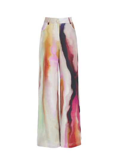 Emine Pant Iridescent Marble