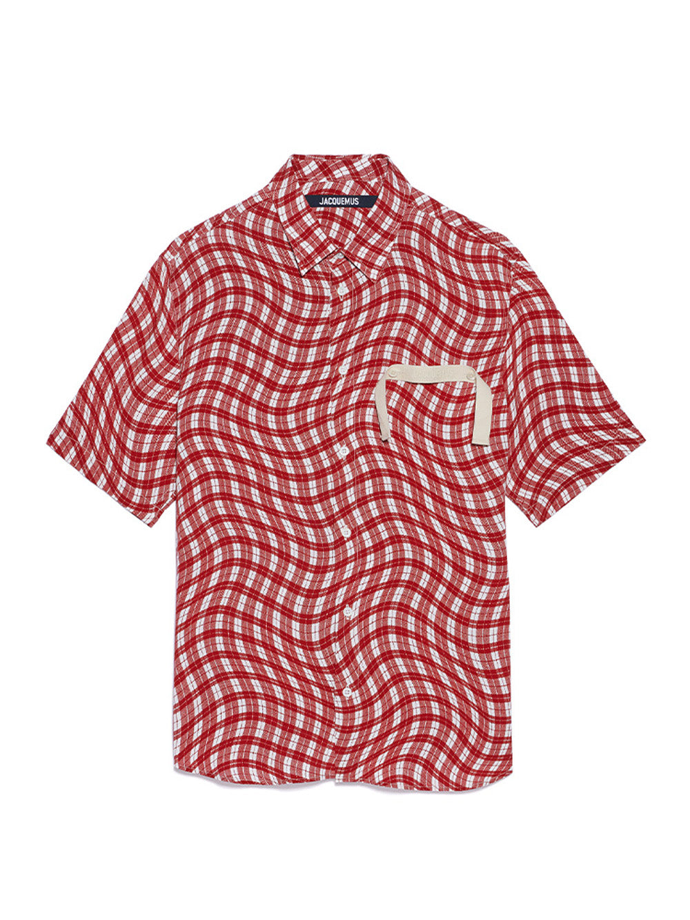 La Chemise Melo Print Dark Red