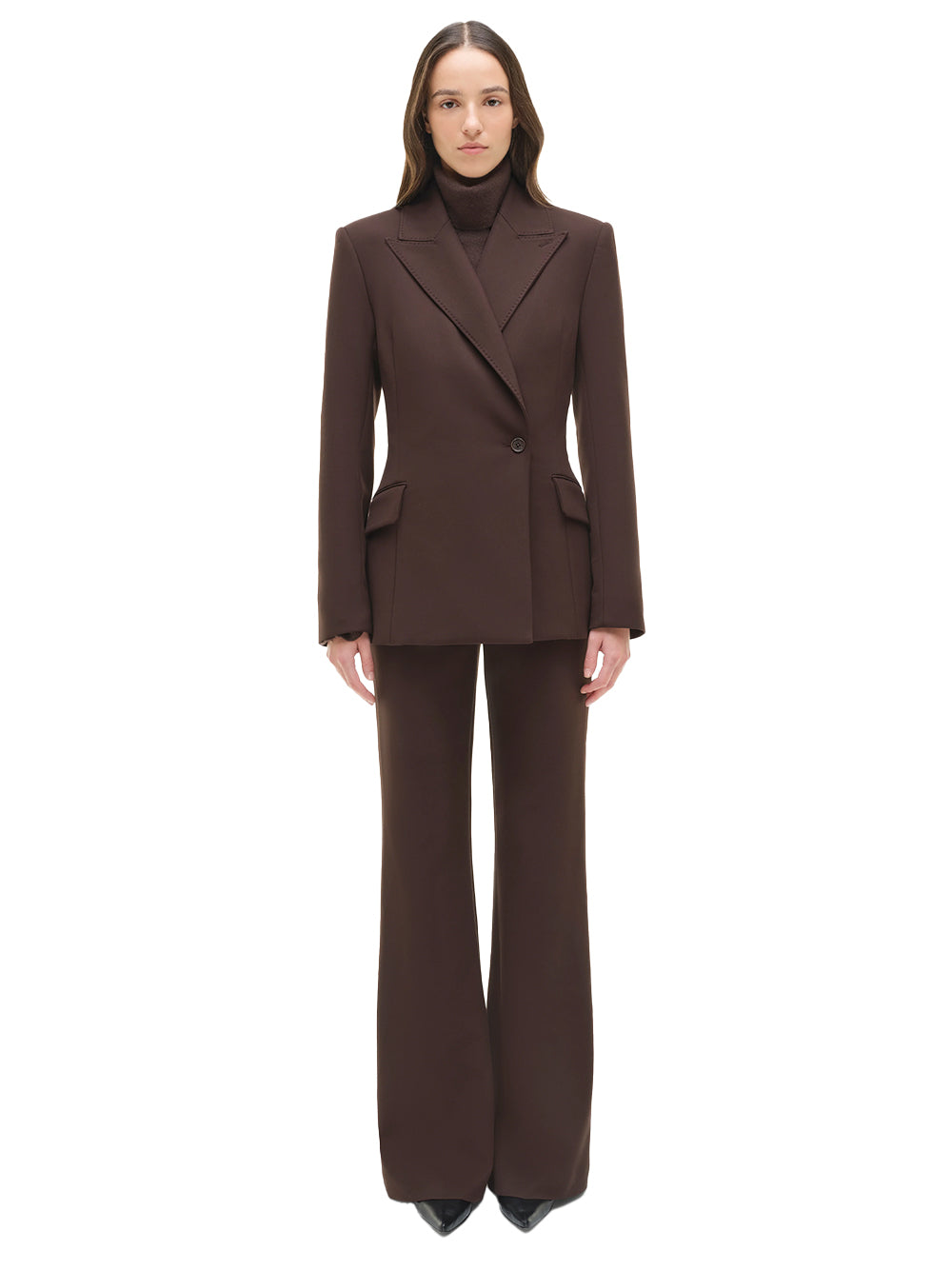Surabhi Hourglass Blazer Chocolate