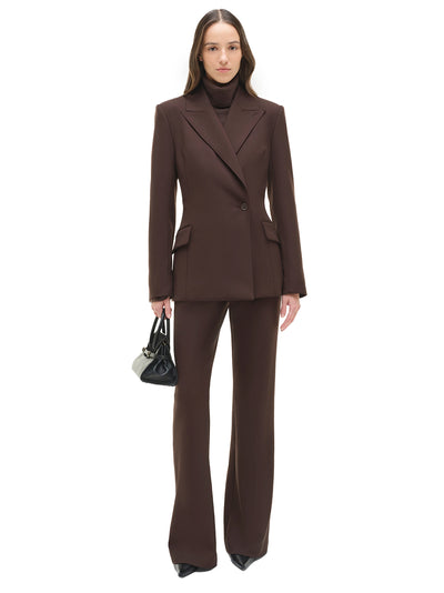 Surabhi Hourglass Blazer Chocolate