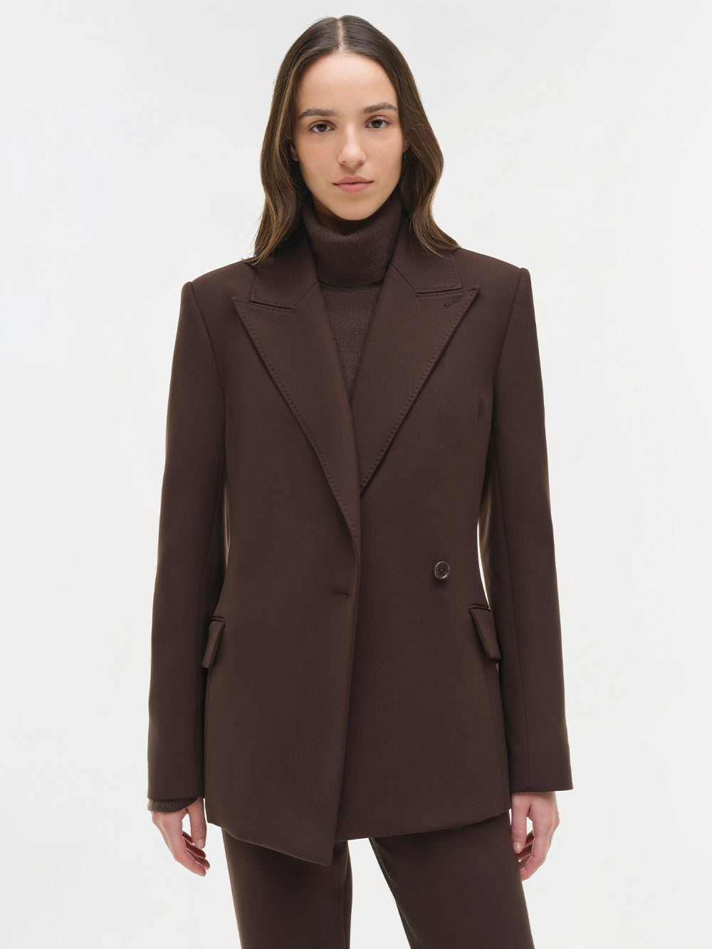 Surabhi Hourglass Blazer Chocolate