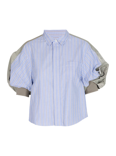 Cotton Poplinxnylon Twill Shir Stripe