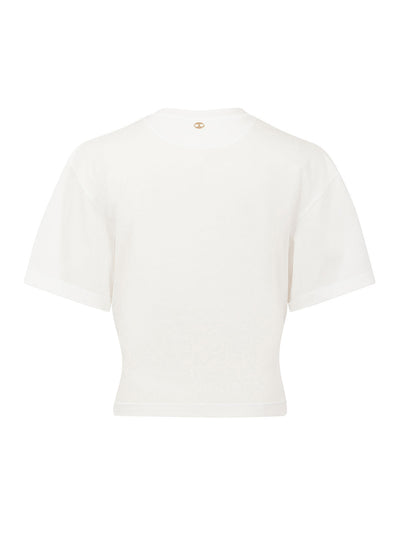 Haut Top Short Sleeves Off White