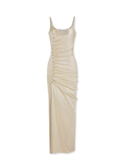 Robe Strap Dress (Silver/Gold)