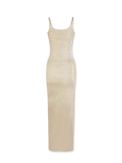 Robe Strap Dress (Silver/Gold)