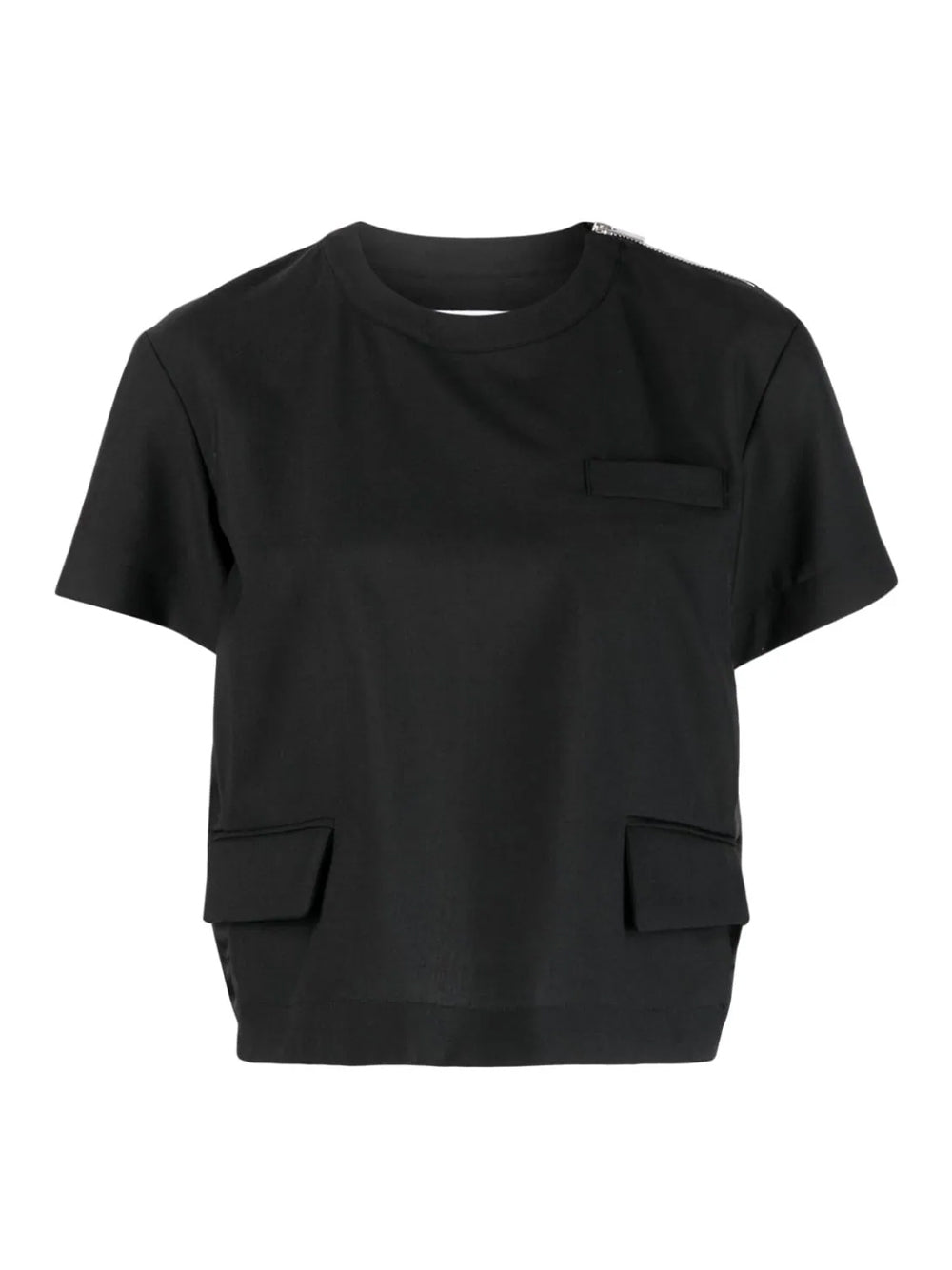 Suiting Mix Pullover Black